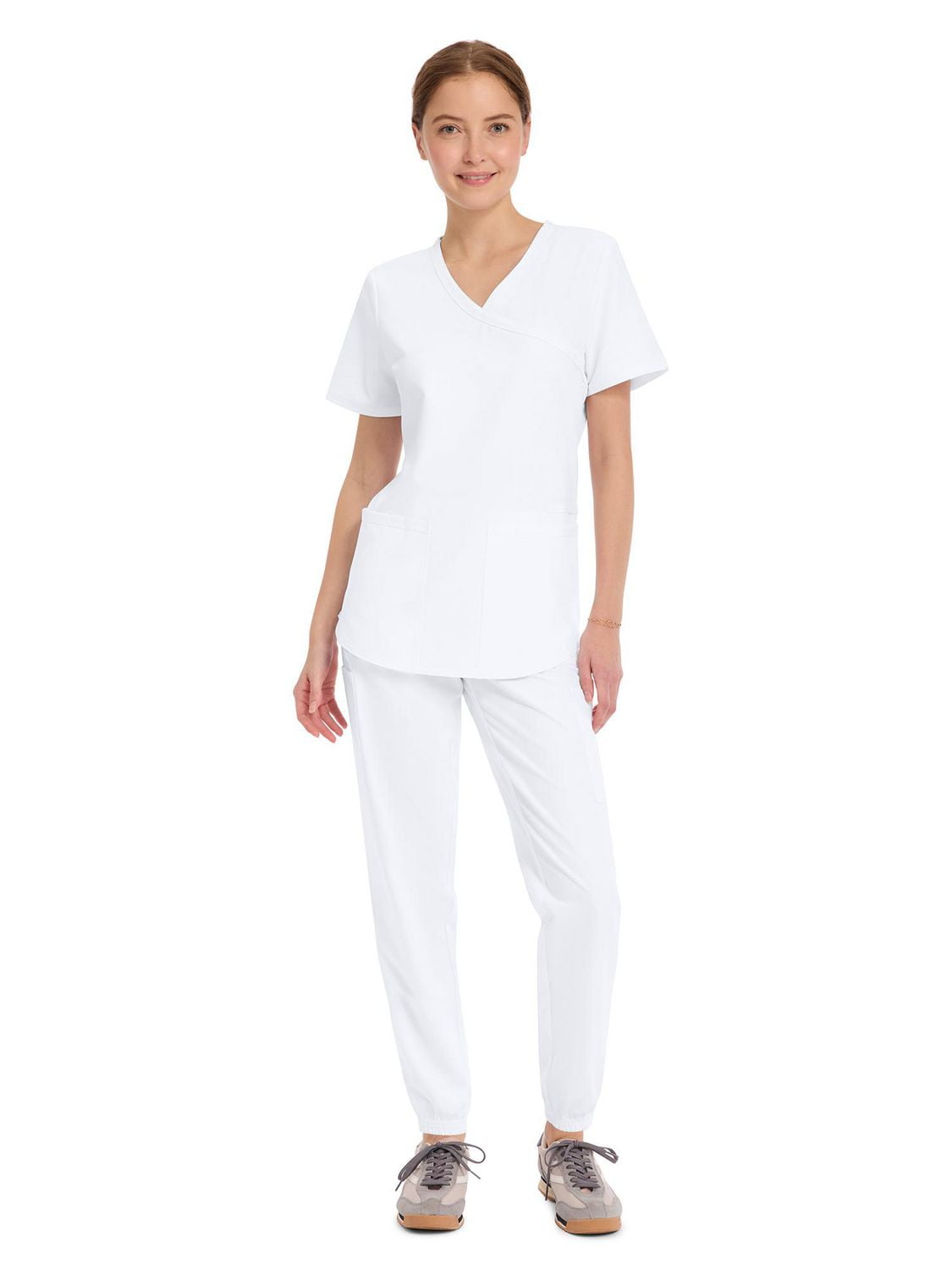 Scrubstar Core Essential Women's Wrap Scrub Top