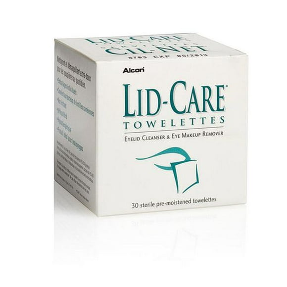 Lid-Care Towelettes, Pack of 30