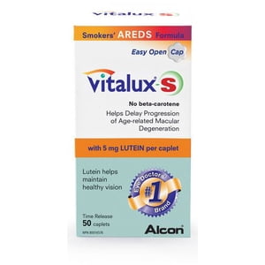VITALUX®-S, Age-Related Macular Degeneration Supplement with AREDS for Smokers, AMD