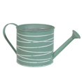 thumbnail image 1 of Metal Round Watering Can Planter (Mint Green), 1 of 1