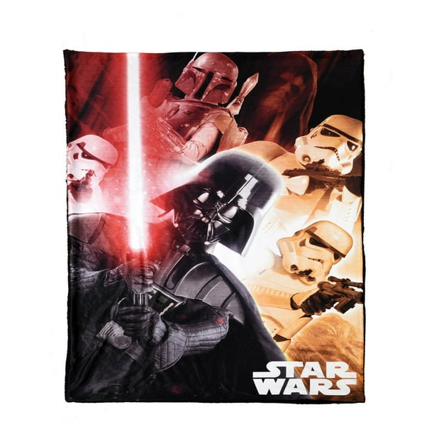 Star Wars Couverture en vison et sherpa - Darth Vader, 40 x 60 po