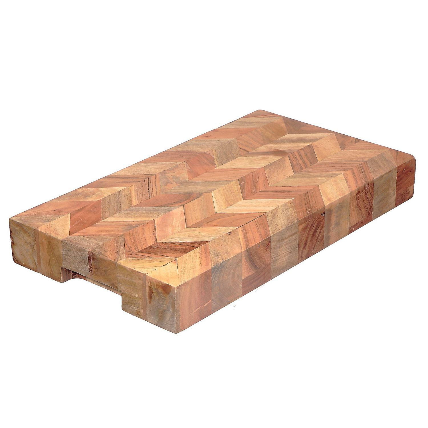 Thick Wooden Butcher Block (Herringbone) (20 X 12) Walmart Canada