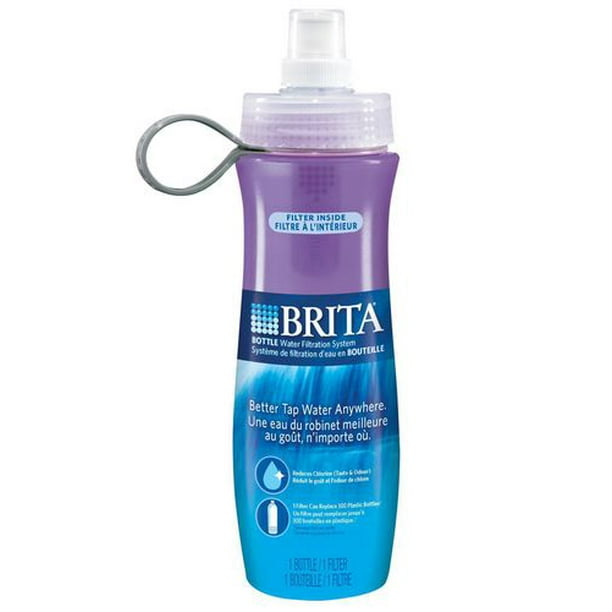 Bouteille Brita® violet avec filtre