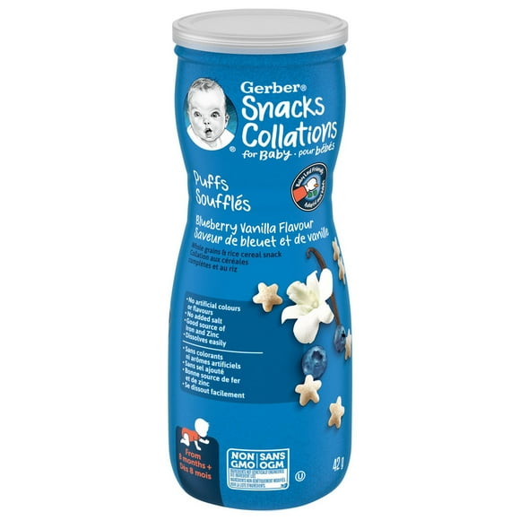 GERBER® PUFFS, Blueberry Vanilla, Baby Snacks, 42 g, 42 GR
