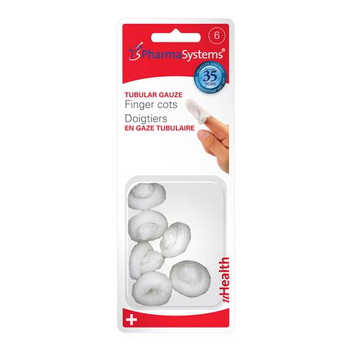 Tubular Gauze Finger Cots, 6 pieces Walmart.ca