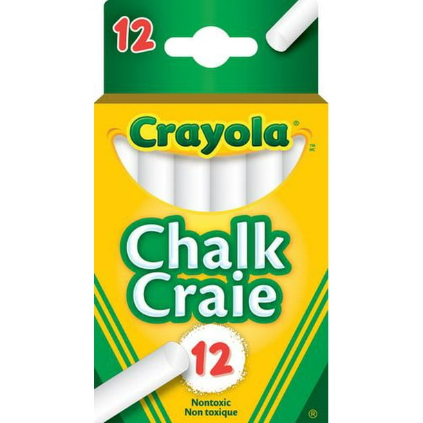 12 craies blanche Crayola 12 craies blanche