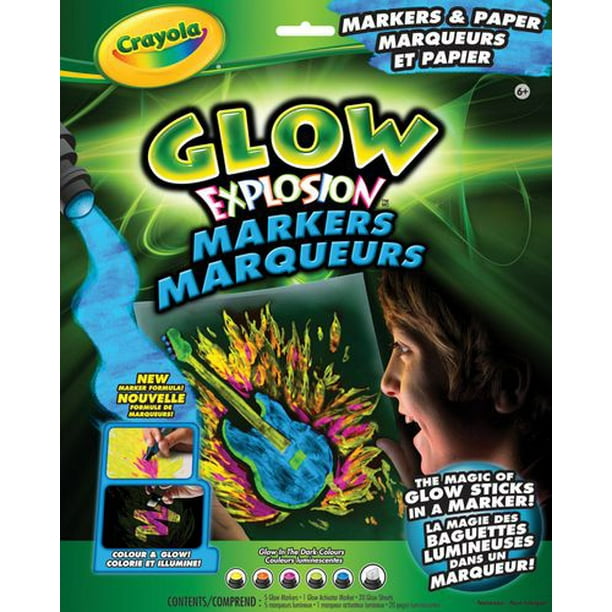 Marqueurs et papier - Glow Explosion