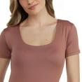 thumbnail image 4 of Mexx Women’s Square Neck Short Sleeve Knit Bodysuit, 4 of 6
