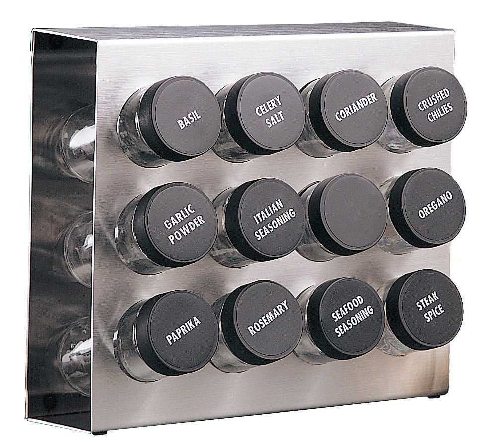 Prodyne Metalla Stainless Steel Spice Rack Walmartca - prodyne metalla stainless steel spice rack walmartca -