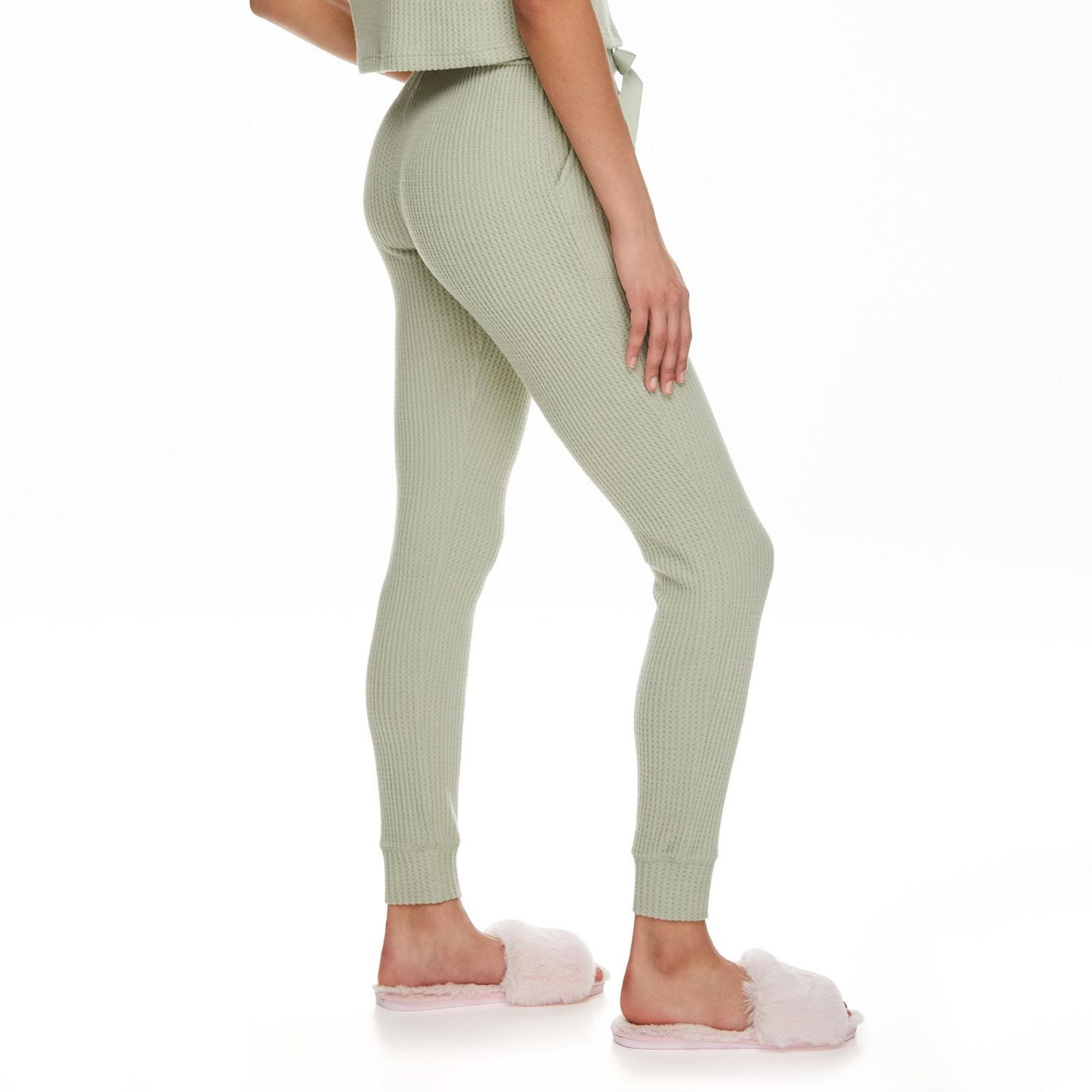 Jogger en tricot gaufré No Boundaries pour femmes