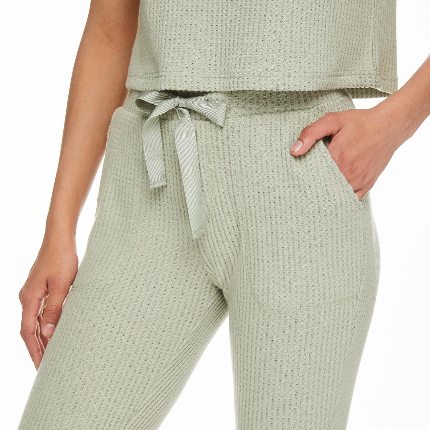 Jogger en tricot gaufré No Boundaries pour femmes