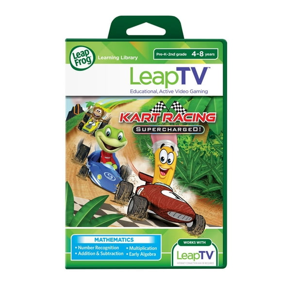 LeapFrog Jeu LeapTV Kart Racing: Supercharged! Jeu vidéo éducatif et actif - Version anglaise