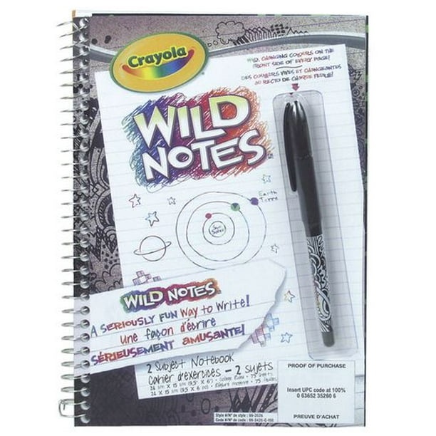 Cahier d'exercices Wild Notes - 2 sujets