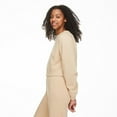 thumbnail image 2 of No Boundaries Women's Cropped Crew Neckline Sweatshirt, 2 of 6