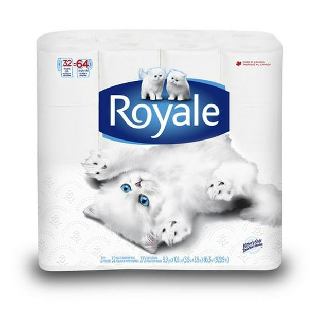 Royale Ultra Plush Toilet Paper, 24 equal 62 bath tissue rolls, 171 Bath  tissues per roll
