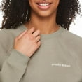 thumbnail image 4 of No Boundaries Women's Cropped Crew Neckline Sweatshirt, 4 of 6