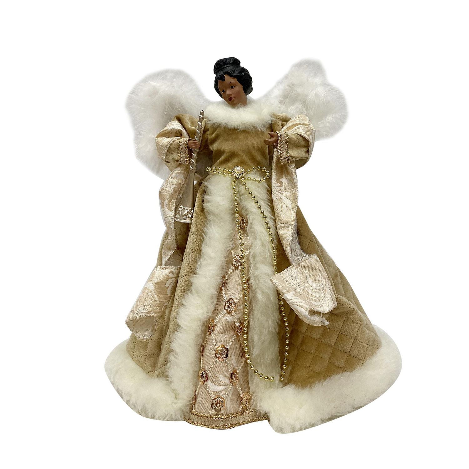 HOLIDAY TIME 12IN ETHNIC ANGEL TREE TOPPER DECOR | Walmart Canada