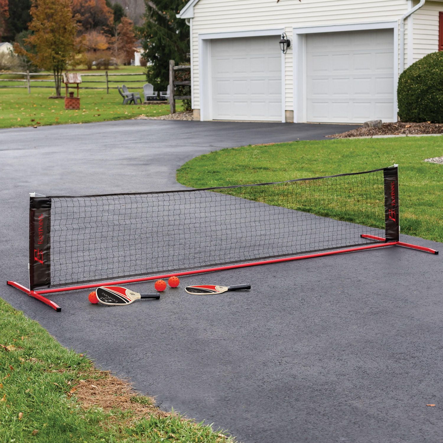 EastPoint Sports Full Court Pickleball Net, Weather-proof, Multi