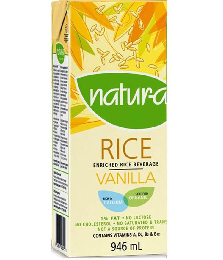 Natura Organic Vanilla Rice Beverage Walmart Canada