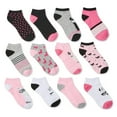 thumbnail image 1 of George Girls' Low-Cut Socks 12-Pack, 1 of 1