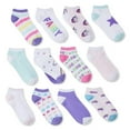 thumbnail image 1 of George Girls' Low-Cut Socks 12-Pack, 1 of 1
