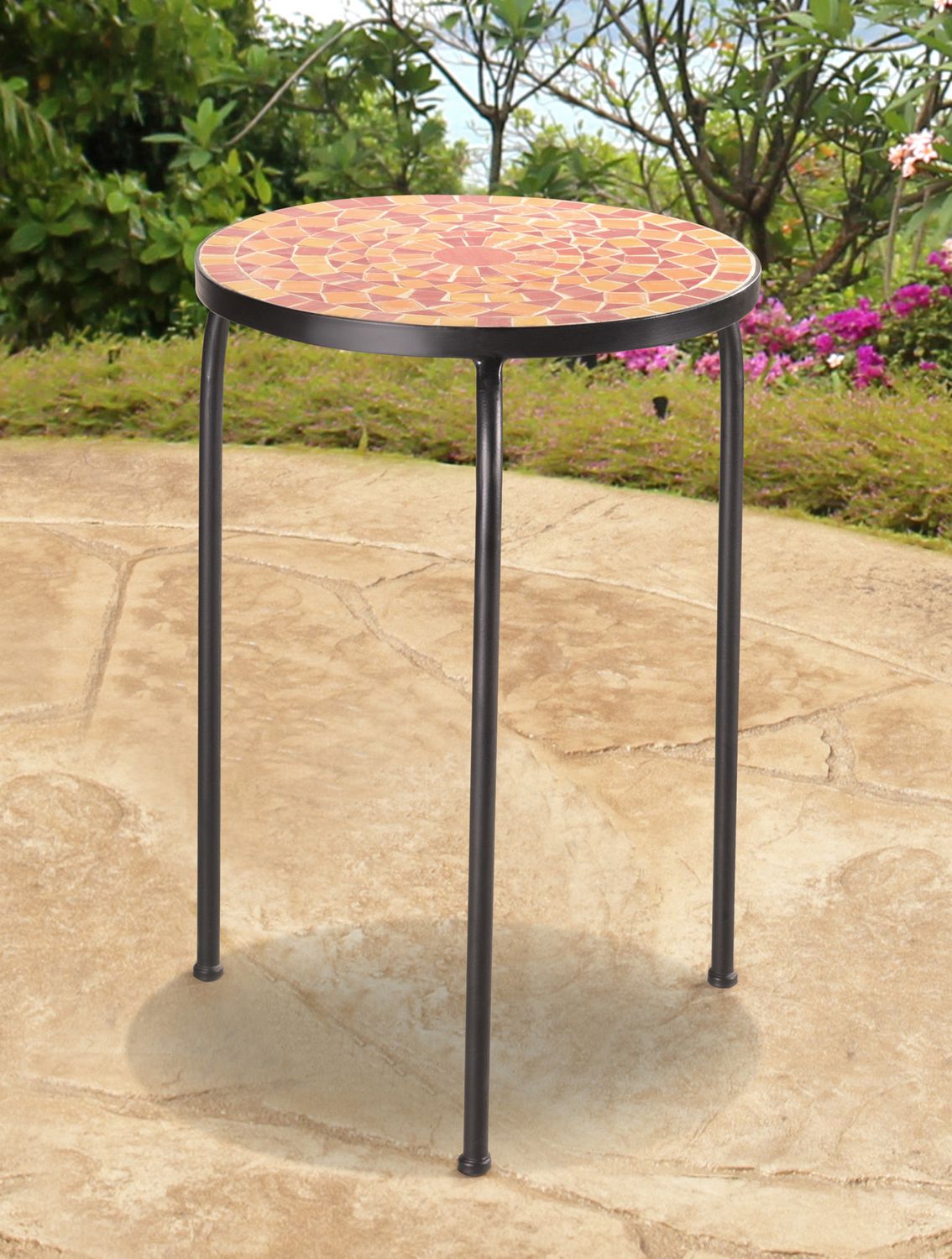 Sunjoy Accent Table Orange Halo Patio Furniture Walmart Canada