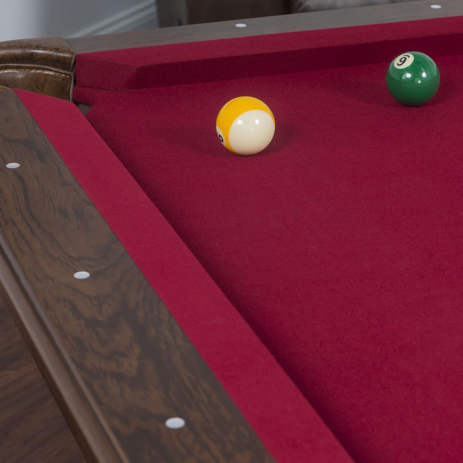 Classic Sport 87 Brighton Billiard Pool Table Burgundy 