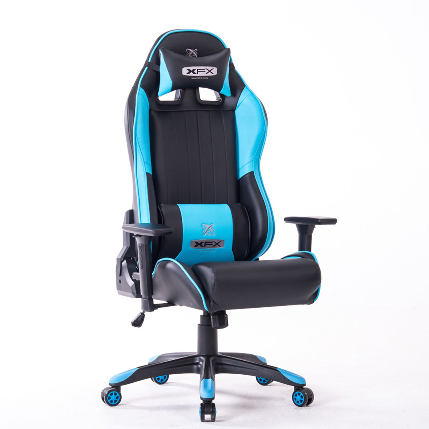XFX GTR400 Faux Leather Gaming Chair - Azure | Walmart Canada