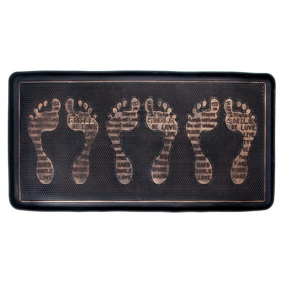 Footprints Rubber Boot Tray