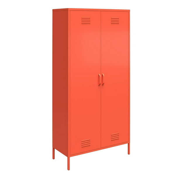 Novogratz Cache Tall 2 Door Metal Locker Cabinet, Yellow - Walmart.ca