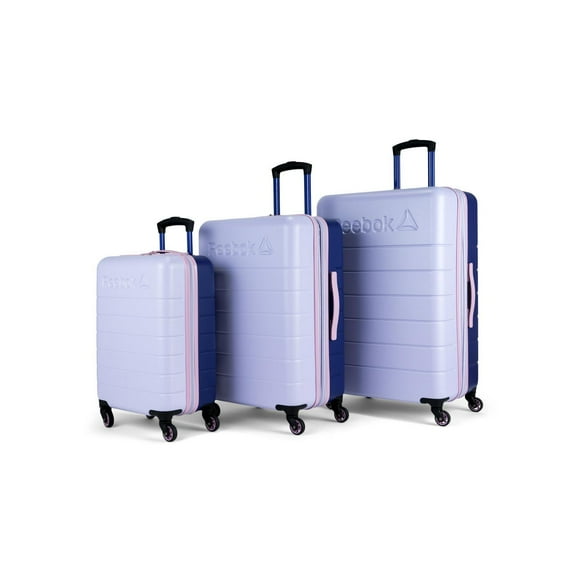 Reebok- Double Dribble Collection - 3 piece hardside set luggage nested