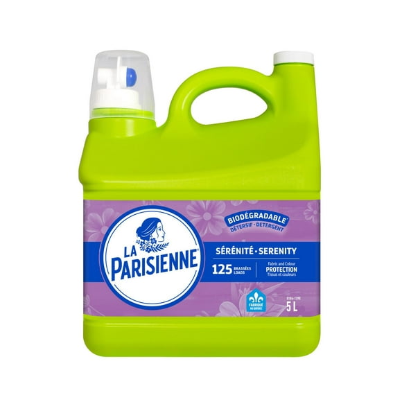 La Parisienne Liquid Laundry Detergent, Serenity, 5 L, LP Det 5L - 125 wash load