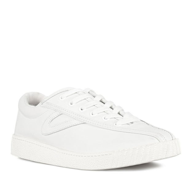 Zapatllas Deportvas Essental De Pel Con Cordones | Blanco | Tommy