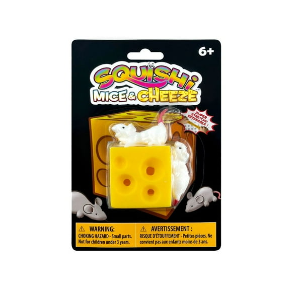 Squishi Mice & Cheeze Souris et fromage moelleux