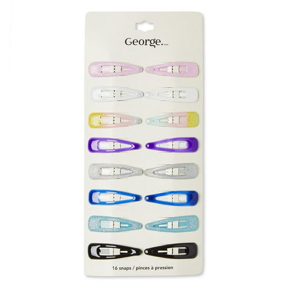 George Girls' Hair Barrettes 16-Pack