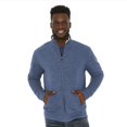thumbnail image 1 of George Men's Melange Sherpa-Lined Zip-Up Jacket, 1 of 2