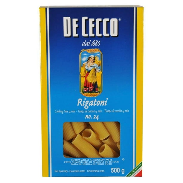 Pâtes Rigatoni alimentaires de sémoule de blé dur De Cecco