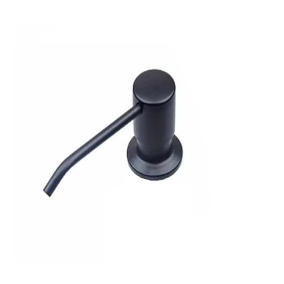 DROP Bath and Kitchen 250ml Deck Mount Soap Dispenser in Black - DR091043