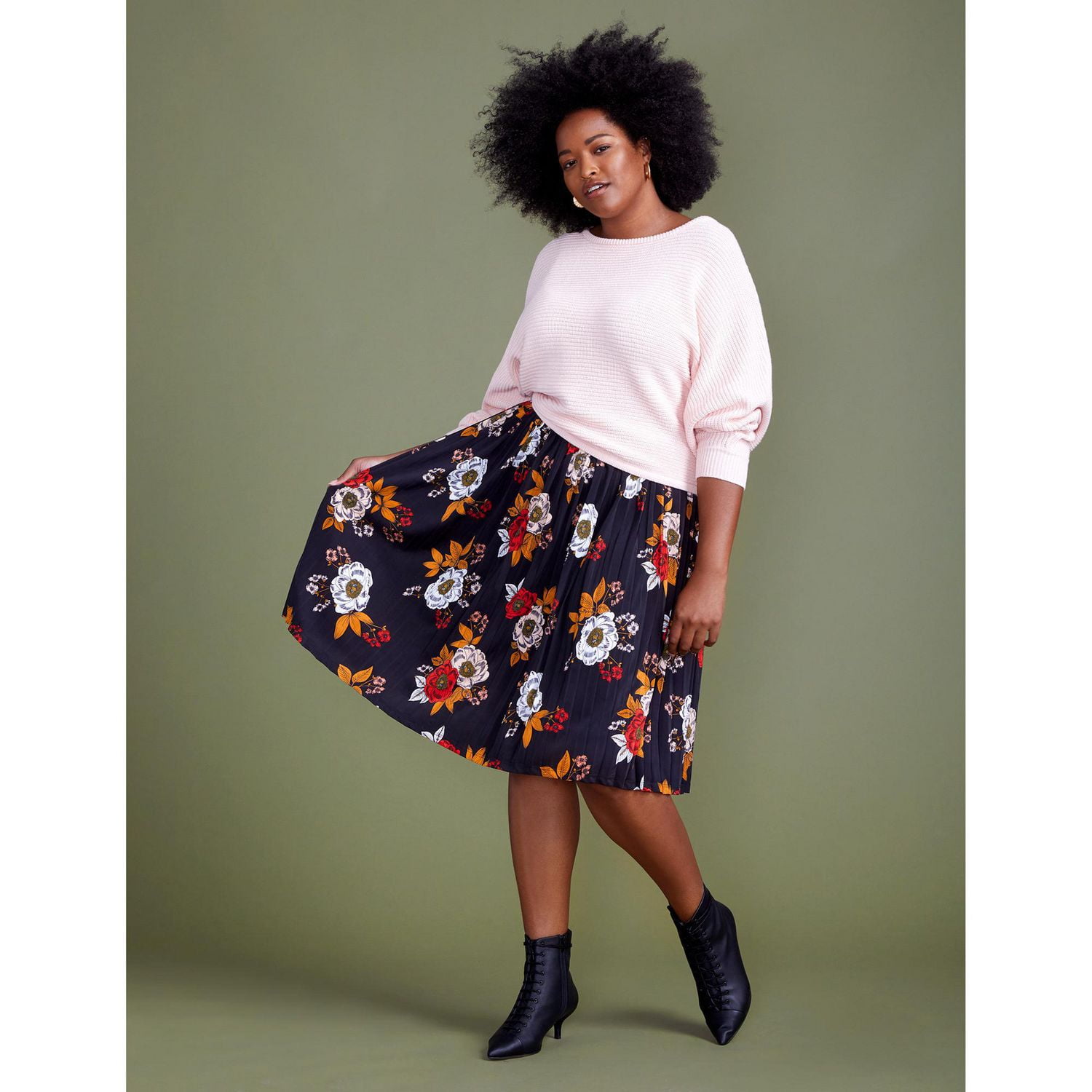 Plus size outlet pleated skirt pattern