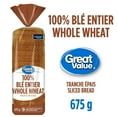 thumbnail image 1 of Great Value Whole Wheat Bread, 1 of 5