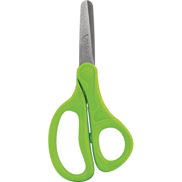 Maped Essentials Kids Scissors, 5 Inch Blades, Blunt, Ambidextrous ...