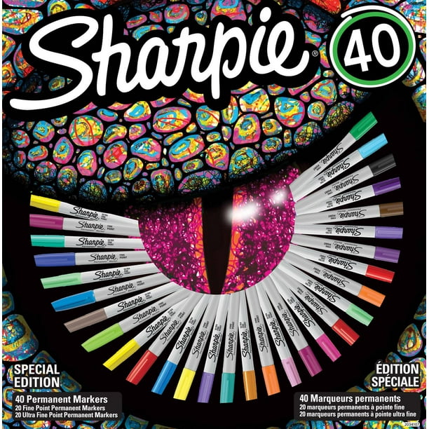 Marqueurs Sharpie de l'édition spéciale, Paq./40