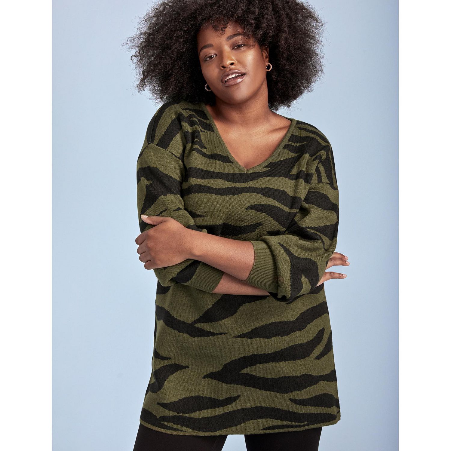 Plus size sales tunic sweater