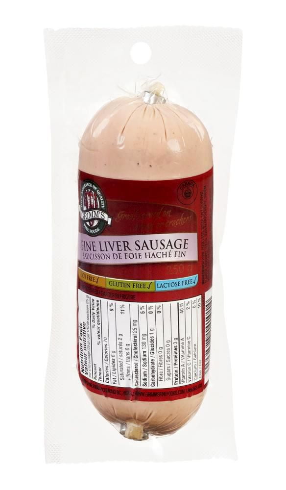 Grimm's Fine Liver Sausage Walmart Canada