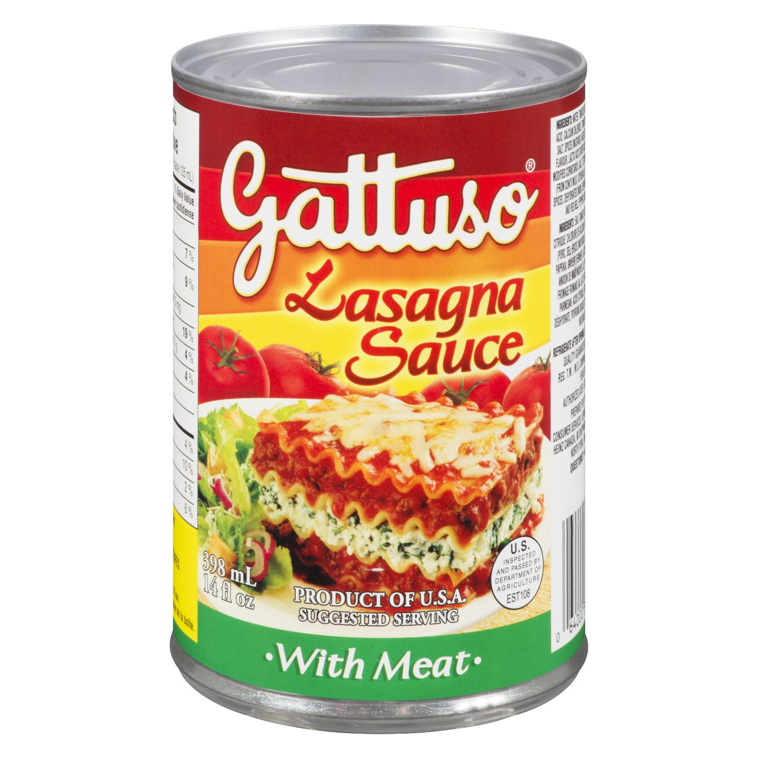 Gattuso Lasagna Sauce with Meat Walmart Canada