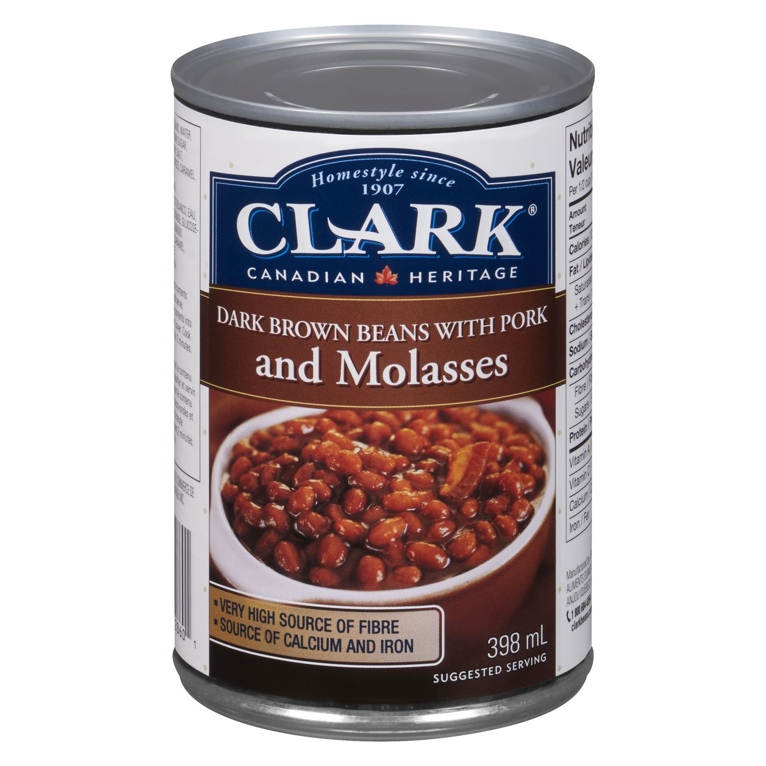 Dark Brown Baked Beans with Pork And Molasses Walmart Canada
