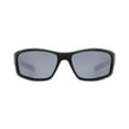 thumbnail image 2 of George Men's Polarized Matte Black Wrap Sunglasses, 2 of 3