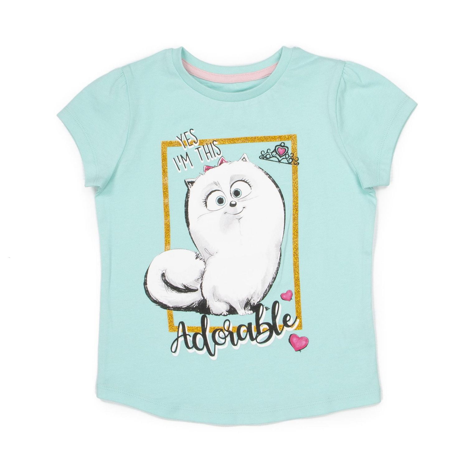 Secret Life of Pets 2 Toddler Girl's Short Sleeve T-Shirt