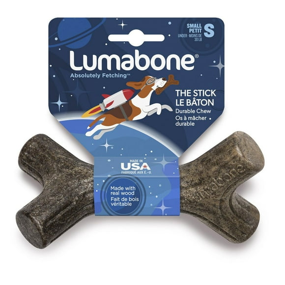 Lumabone jouet à mâcher pour chiens en forme de bâton, petit