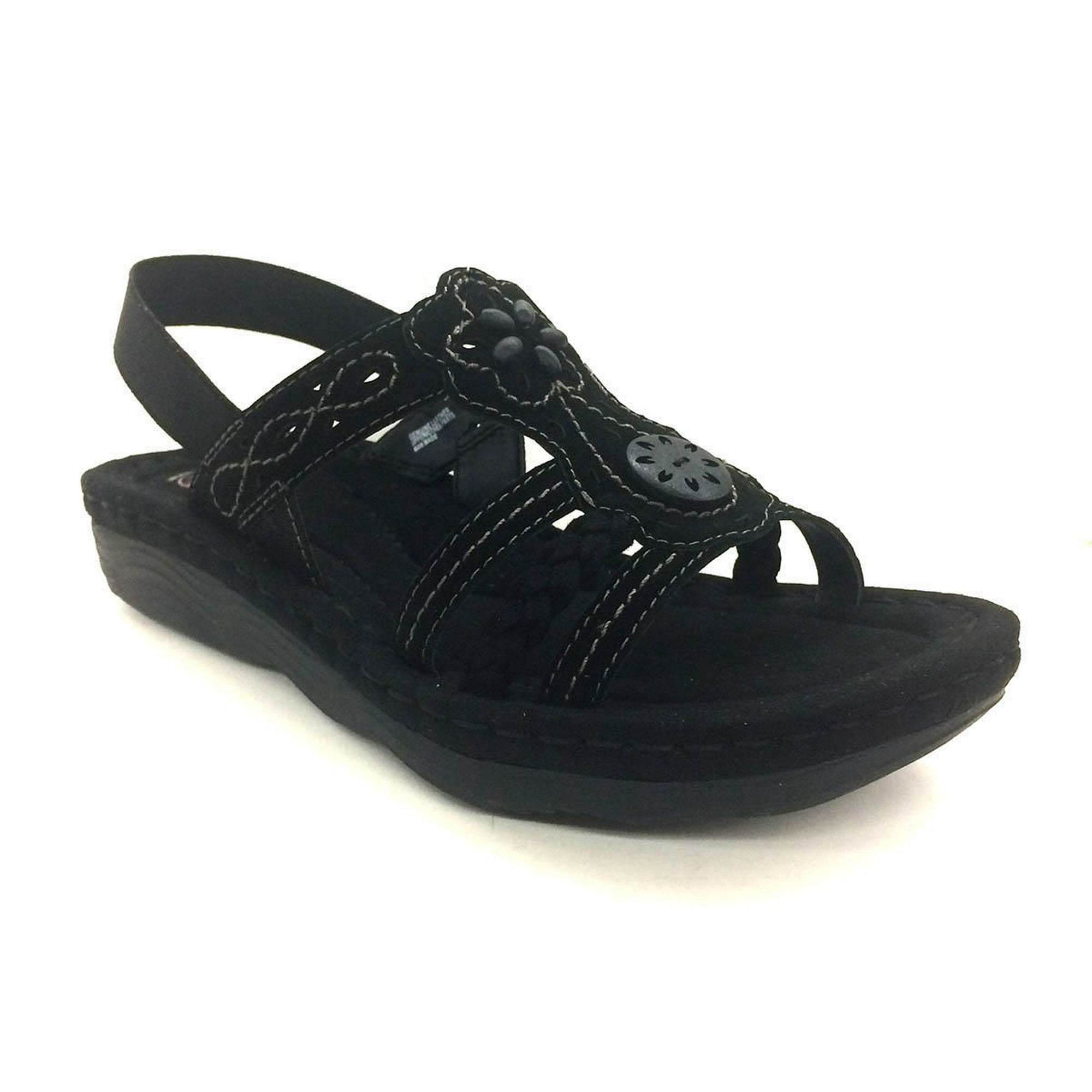 Sandals Walmart Earth Spirit Black Sandals Earth Spirit Womens